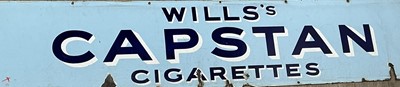 Lot 609 - LARGE WILLS'S CAPSTAN CIGARETTES ADVERTISEMENT SIGN