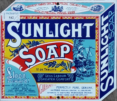 Lot 542 - TWO REPRODUCTION ADVERTISEMENT SIGNS