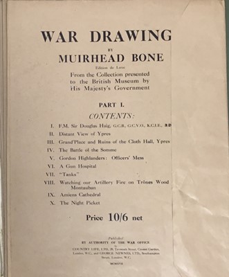 Lot 68 - WAR DRAWINGS BY MUIRHEAD BONE