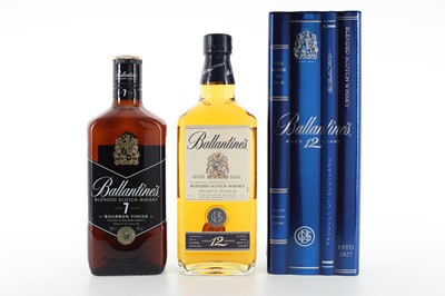 Lot 326 - BALLANTINE'S 7 YEAR OLD BOURBON FINISH AND 12 YEAR OLD 75CL