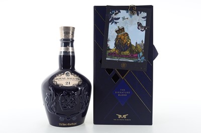 Lot 219 - CHIVAS ROYAL SALUTE 21 YEAR OLD KRISTJANA S WILLIAMS LIMITED EDITION