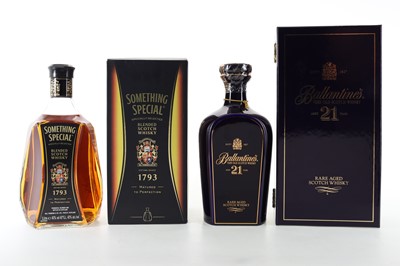 Lot 223 - BALLANTINE'S 21 YEAR OLD AND SOMETHING SPECIAL 1L
