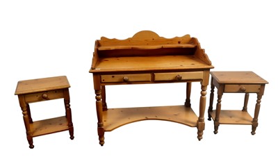 Lot 574 - PINE DRESSING TABLE