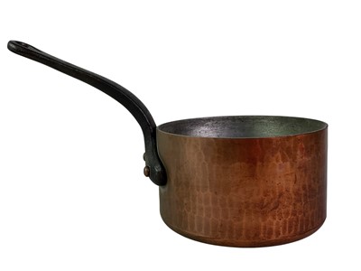 Lot 582 - SET OF COPPER PANS