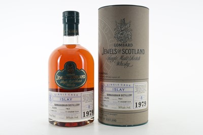Lot 22 - **BUNNAHABHAIN 1979 25 YEAR OLD LOMBARD JEWELS OF SCOTLAND