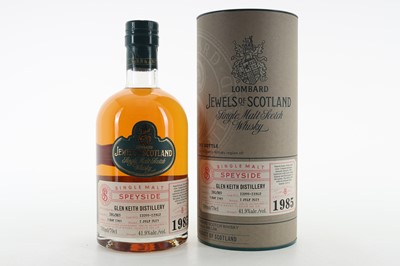 Lot 56 - **GLEN KEITH 1985 30 YEAR OLD LOMBARD JEWELS OF SCOTLAND