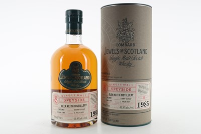 Lot 62 - **GLEN KEITH 1985 30 YEAR OLD LOMBARD JEWELS OF SCOTLAND