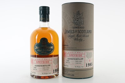 Lot 86 - **GLEN KEITH 1985 30 YEAR OLD LOMBARD JEWELS OF SCOTLAND