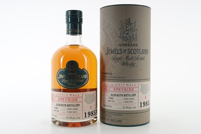 Lot 110 - **GLEN KEITH 1985 30 YEAR OLD LOMBARD JEWELS OF SCOTLAND