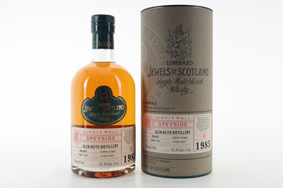 Lot 122 - **GLEN KEITH 1985 30 YEAR OLD LOMBARD JEWELS OF SCOTLAND