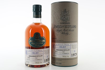 Lot 156 - **BUNNAHABHAIN 1979 25 YEAR OLD LOMBARD JEWELS OF SCOTLAND