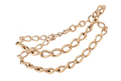 Lot 475 - GOLD DOUBLE ROW BRACELET