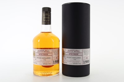 Lot 78 - **SPEYSIDE DISTILLERIES 1988 LOMBARD 75CL