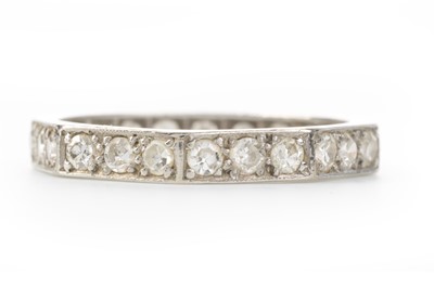 Lot 495 - DIAMOND ETERNITY RING