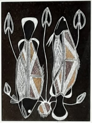 Lot 614 - REUBEN MANAKGU (AUSTRALIAN ABORIGINAL b. 1965)