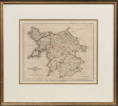 Lot 438 - MAP OF NORTH WALES