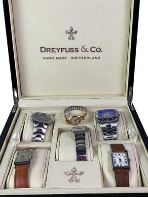 Lot 67 - FOSSIL, ACCURIST, BREIL, EBERHARD & CO, ORIS AND NAVAR