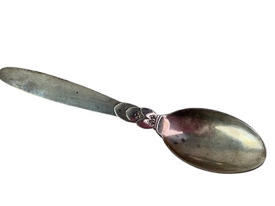 Lot 643 - DANISH SILVER SPOON