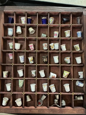 Lot 631 - GROUP OF THIMBLES