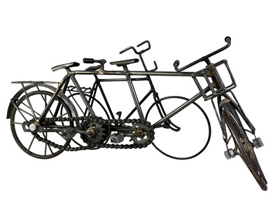 Lot 634 - GROUP OF METAL SCULPTURES