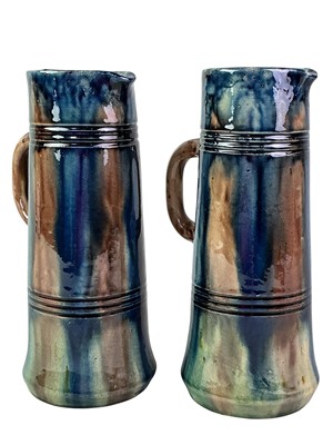 Lot 53 - PAIR OF SCOTTISH POTTERY JUGS