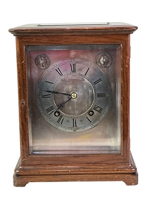 Lot 10 - EDWARDIAN MANTEL CLOCK