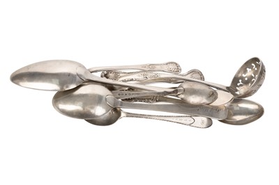 Lot 975 - GEORGE III SILVER SERVING SPOON