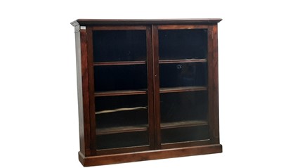 Lot 99 - MAHOGANY BOOKCASE