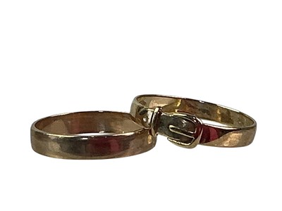 Lot 6 - TWO GOLD RINGS