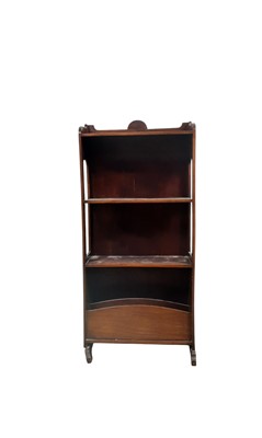 Lot 115 - MAHOGANY BOOKSHELF
