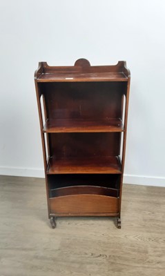 Lot 115 - MAHOGANY BOOKSHELF