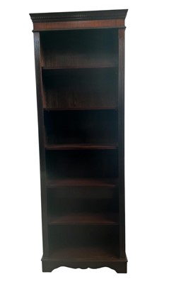 Lot 81 - MODERN OPEN BOOKCASE