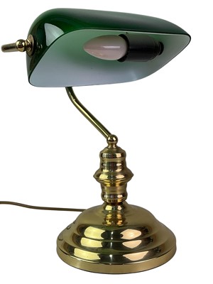 Lot 83 - BRASS DESK LAMP