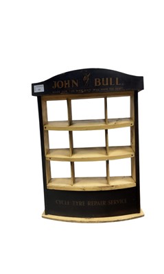 Lot 135 - JOHN BULL, COUNTER TOP SHOP DISPLAY SHELVES