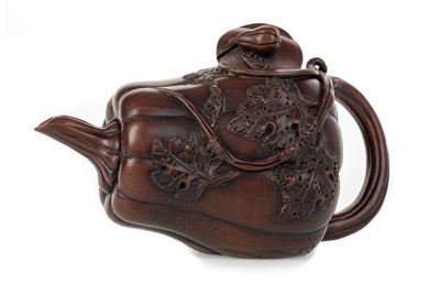 Lot 1276 - CHINESE YIXING TEAPOT