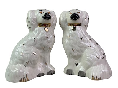 Lot 163 - PAIR OF BESWICK WALLY DOGS