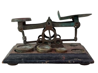 Lot 165 - SET OF VINTAGE SHOP SCALES