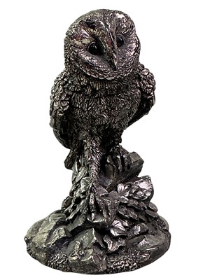 Lot 248 - SILVER OWL FIGURE