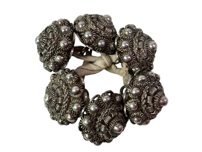 Lot 246 - SET OF SIX CONTINENTAL SILVER BUTTONS