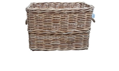 Lot 191 - WICKER LOG BOX
