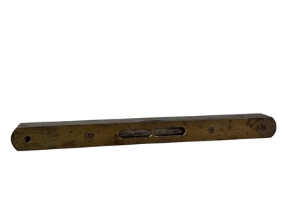 Lot 296 - VICTORIAN SPIRIT LEVEL
