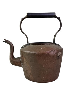 Lot 300 - VICTORIAN COPPER COAL HELMET