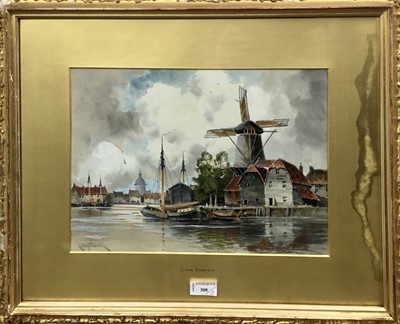 Lot 308 - PAIR OF WATERCOLOURS