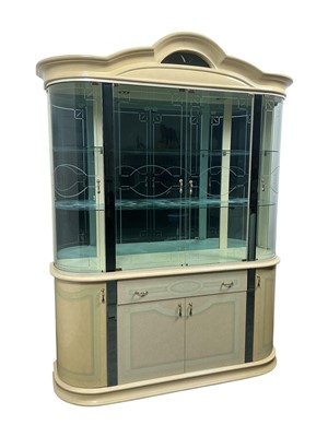 Lot 345 - MODERN ITALIAN STYLE DISPLAY CABINET