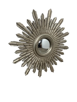 Lot 331 - MODERN SUNBURST WALL MIRROR