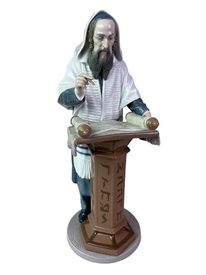 Lot 332 - LLADRO FIGURE OF A RABBI