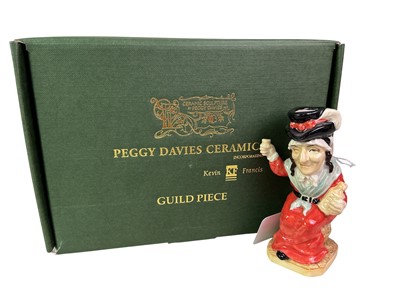 Lot 221 - FOUR PEGGY DAVIES AND KEVIN FRANCIS SMALL CHARACTER JUGS