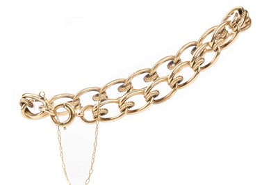 Lot 535 - TWO GOLD BRACELETS