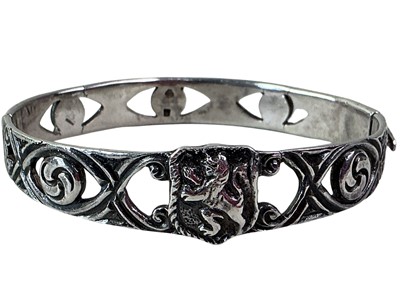 Lot 397 - ROBERT ALLAN, SILVER BANGLE