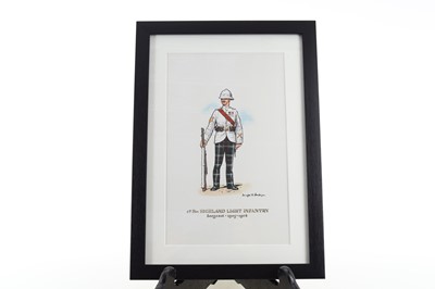 Lot 85 - FOUR MIXED MEDIA MILITARY PICTURES